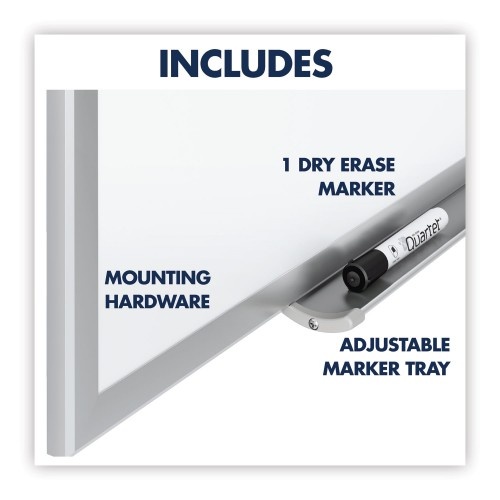 Quartet Classic Series Total Erase Dry Erase Boards, 36 X 24, White Surface, Silver Anodized Aluminum Frame