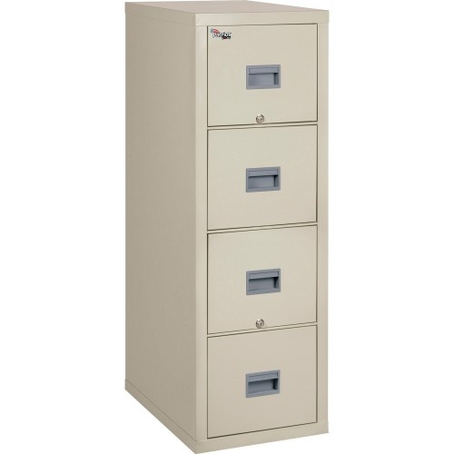 Fireking Patriot Insulated Four-Drawer Fire File, 20.75W X 31.63D X 52.75H, Parchment