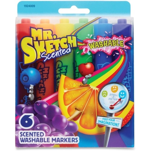 Mr. Sketch 6-Count Scented Markers