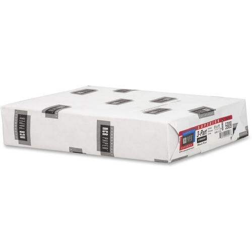 Ncr Paper Superior 3Part Straight Carbonless Paper White