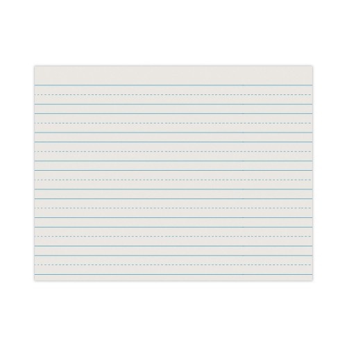 Pacon Skip-A-Line Ruled Newsprint Paper, 3/4" Two-Sided Long Rule, 8.5 X 11, 500/Ream