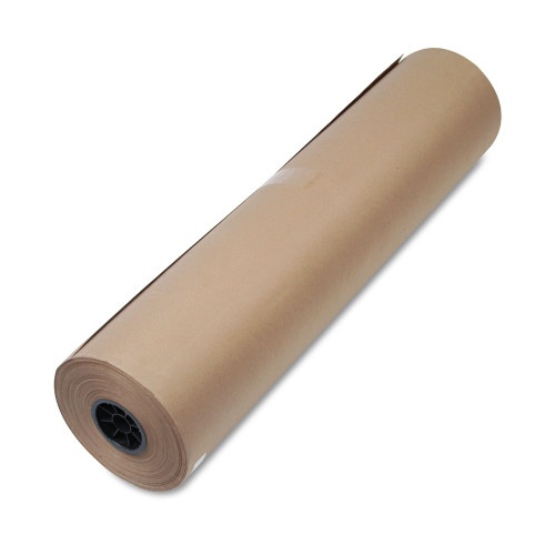 Universal High-Volume Heavyweight Wrapping Paper Roll, 50 Lb Wrapping Weight Stock, 36" X 720 Ft, Brown