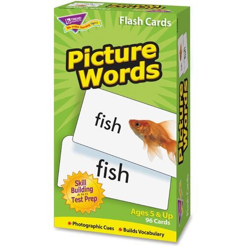 Trend Picture Words Flash Cards