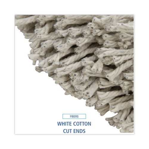 Boardwalk Cut-End Wet Mop Head, Cotton, No. 32, White
