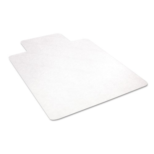 Deflecto Economat All Day Use Chair Mat For Hard Floors, 45 X 53, Wide Lipped, Clear