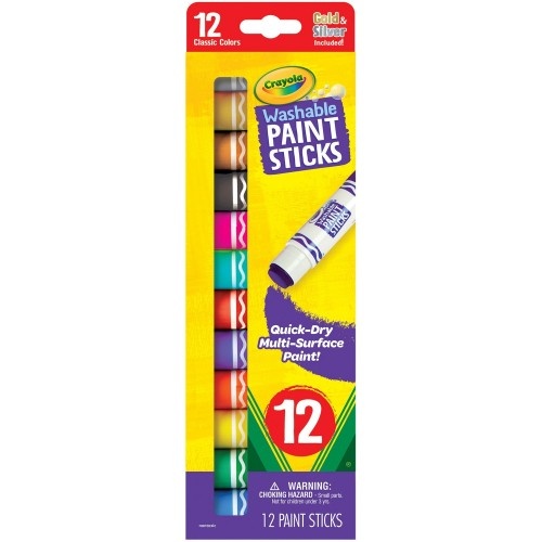 Crayola Project QuickDry Paint Sticks