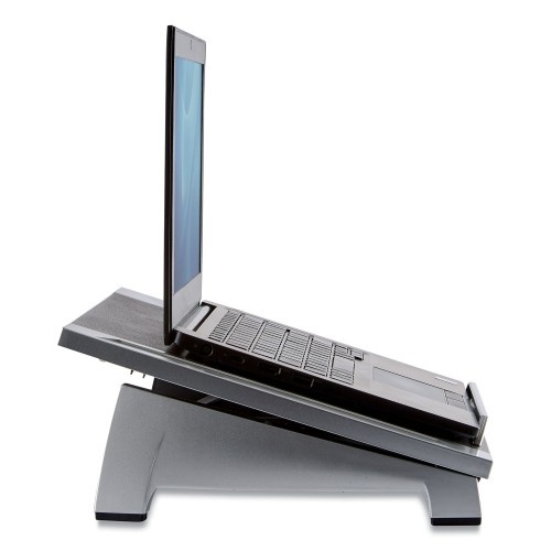 Fellowes Office Suites Laptop Riser, 15 1/8 X 11 3/8 X 4 1/2-6 1/2, Black/Silver
