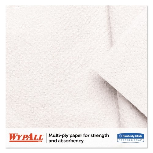 Wypall L20 Towels, Brag Box, 12 1/2 X 16 4/5, Multi-Ply, White, 176/Box