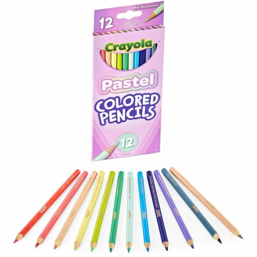 Crayola Presharpened Colored Pencils - Vibrant Pastel Artistry