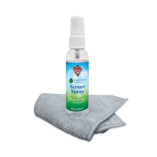 Dust-Off Laptop Computer Cleaning Kit - 50ml Spray/Microfiber Cloth