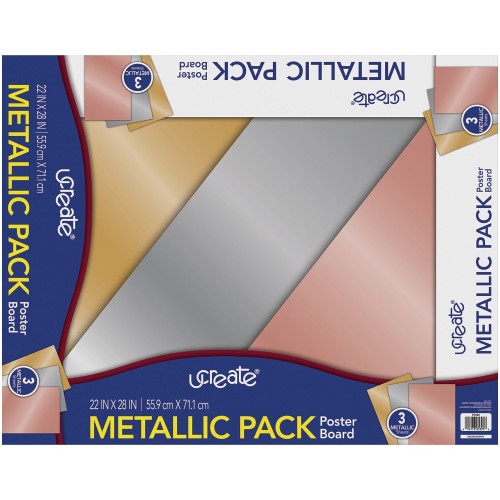 Ucreate Metallic Poster Board