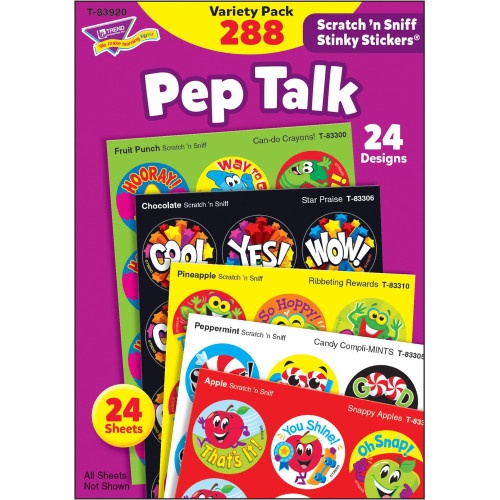 Trend Pep Talk Scratch 'N Sniff Stinky Stickers