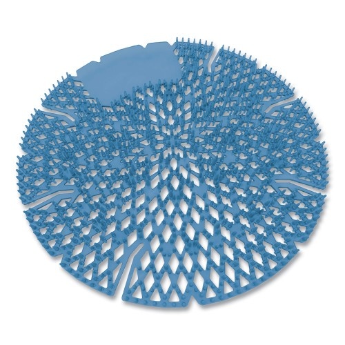 Big-D Diamond 3D Urinal Screen - Mountain Air Scent, Blue, 10/Pack, 6 Packs/Carton