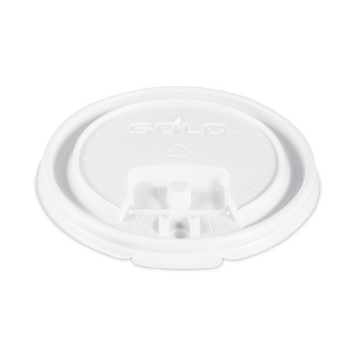 Solo Lift Back and Lock Tab Lids for 8 Oz Paper Cups