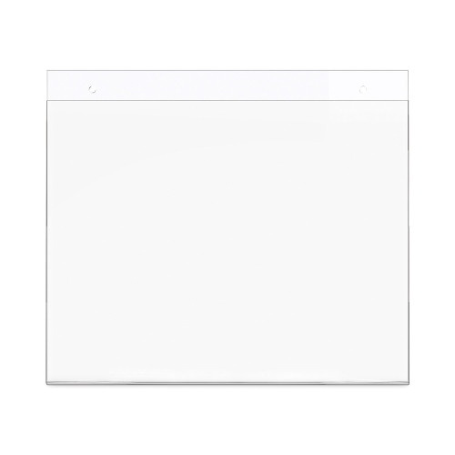 Deflecto Classic Image Wall-Mount Sign Holder, Landscape, 11 X 8.5, Clear