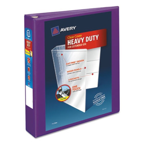 Avery Heavy-Duty View Binder with DuraHinge and One Touch EZD Rings