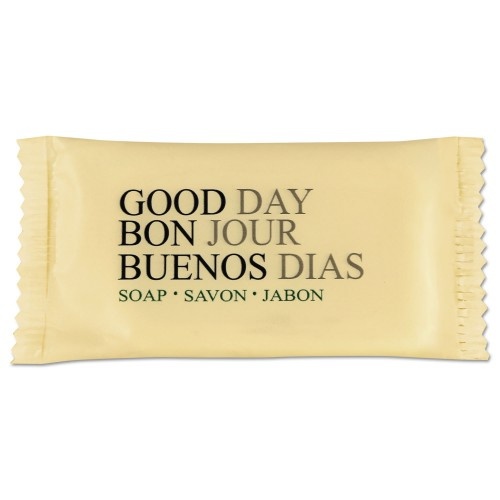 Good Day Amenity Bar Soap, Pleasant Scent, # 3/4 Individually Wrapped Bar, 1,000 /Carton