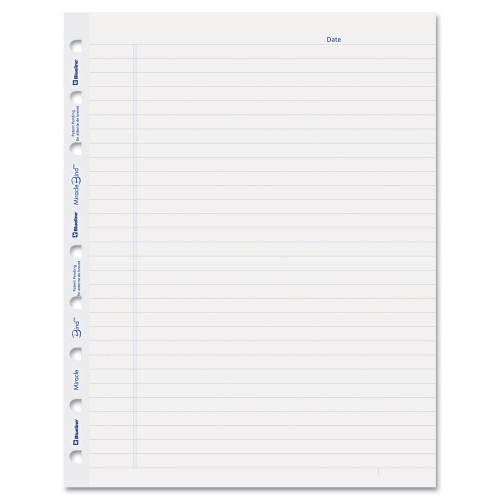 Blueline Miraclebind Ruled Paper Refill Sheets for All Miraclebind Notebooks and Planners
