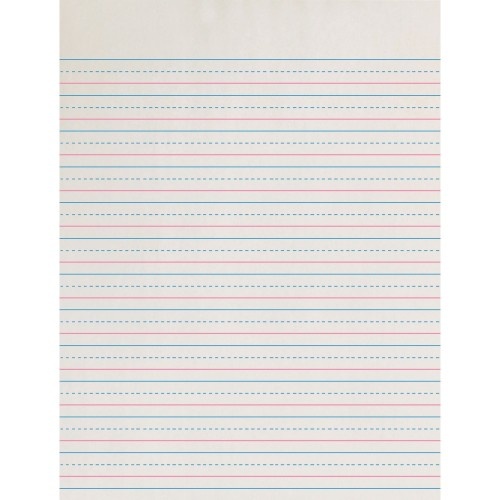 Zaner-Bloser Dotted Midline Newsprint Paper - Letter