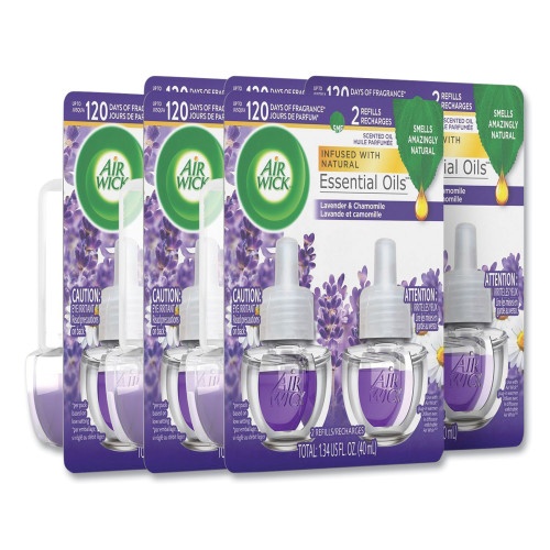 Air Wick Scented Oil Refill, Lavender and Chamomile, 0.67 Oz, 2/Pack