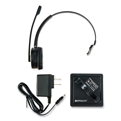 Spracht Zum Maestro Bluetooth Monaural Over The Head Headset, Black
