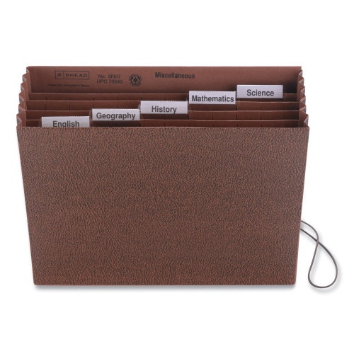 Smead Six-Pocket Subject File with Insertable Tabs