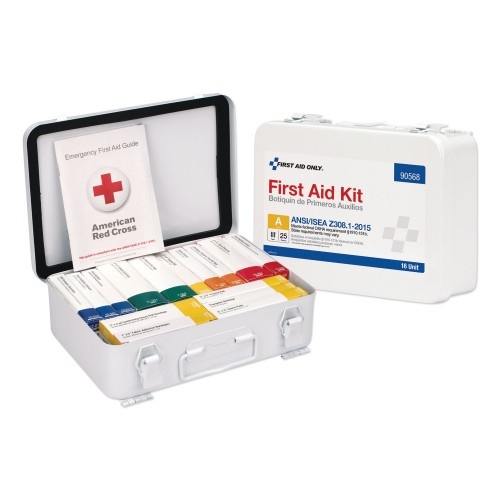 First Aid Only Unitized ANSI Compliant Class A Type III First Aid Kit for 25 People