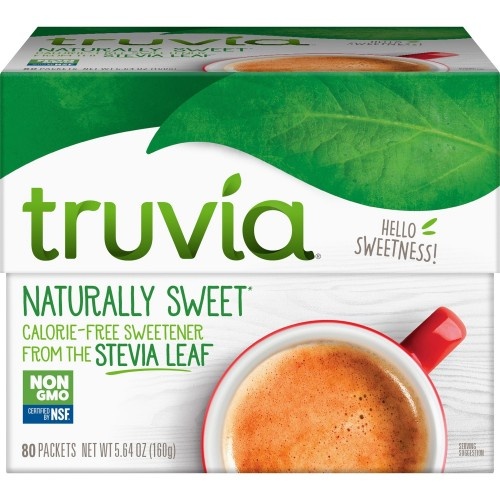 Truvia Cargill All Natural Sweetener Packets - 80/Box