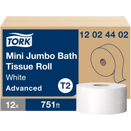 Tork Advanced Mini-Jumbo Roll Bath Tissue