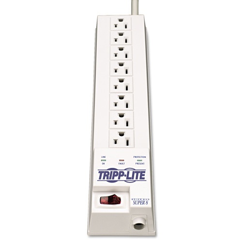 Belkin Home/Office Surge Protector, 6 AC Outlets, 10 ft Cord, 720 J, White