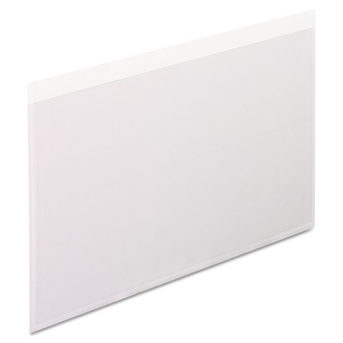 Pendaflex Self-Adhesive Pockets, 5 x 8, Clear Front/White Backing, 100/Box