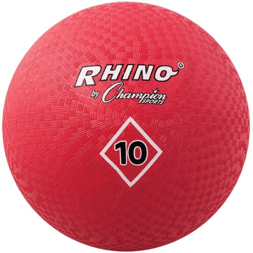 Champion Sports Playground Ball - 10-inch Nylon Ball for Kids' Playtime