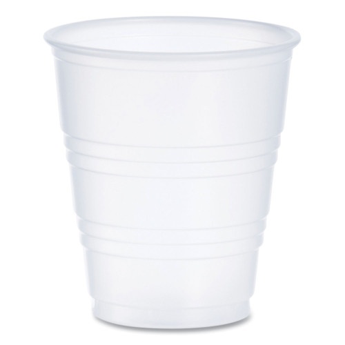 Dart High-Impact Polystyrene Cold Cups, 5 Oz, Translucent, 100/Pack