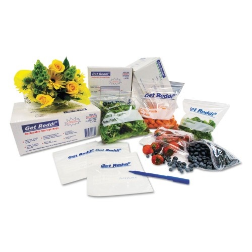 Inteplast Group Food Bags - 24 Qt, 1 Mil, 12" X 30", Clear, 500/Carton