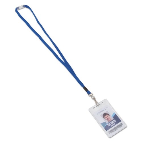 Advantus Breakaway Lanyards with Metal J-Hook Fastener