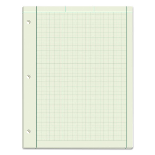 TOPS Engineering Computation Pads, Cross-Section Quadrille Rule (5 sq/in, 1 sq/in)