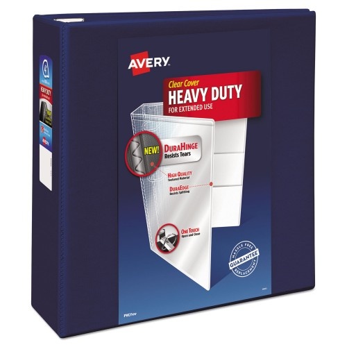 Avery Heavy-Duty View Binder with DuraHinge and Locking One Touch EZD Rings