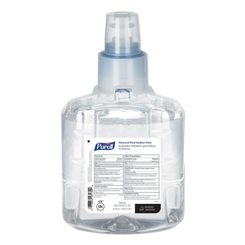 Purell Advanced Hand Sanitizer Foam, For Ltx-12 Dispensers, 1,200 Ml Refill, Fragrance-Free