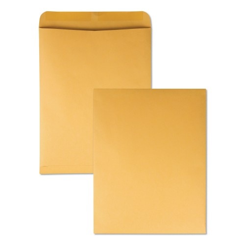 Quality Park Catalog Envelopes - Brown Kraft, #15 1/2, Square Flap, Gummed Closure, 12 x 15.5, 250/Box