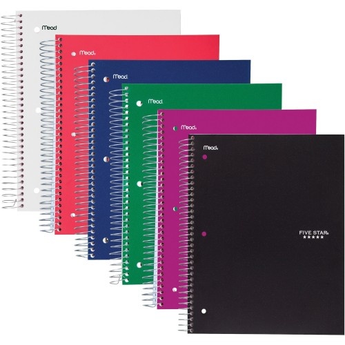 Mead Acco Five Star Five-Subject Notebook