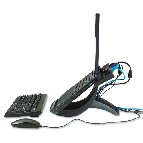 3M Vertical Notebook Computer Riser with Cable Management