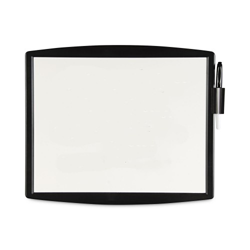 Fellowes Partition Additions Dry Erase Board, 15.38 x 13.25, White Surface, Dark Graphite HPS Frame
