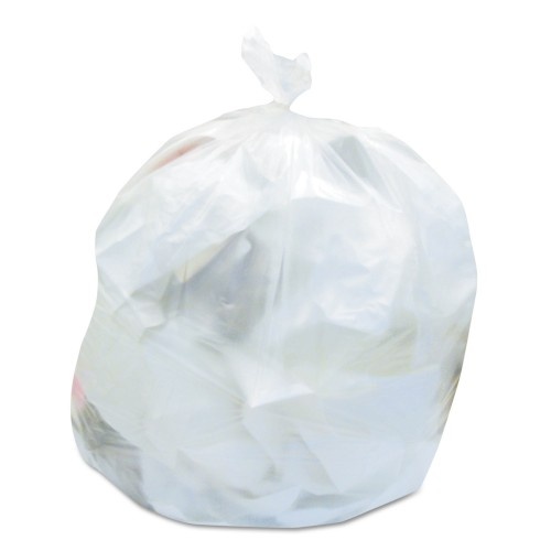 Heritage High-Density Waste Can Liners, 30 Gal, 8 Microns, 30" x 37", Natural
