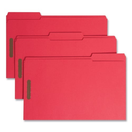 Smead Top Tab Colored Fastener Folders