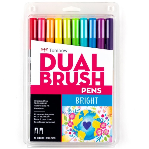 Tombow Dual Brush Pen Set - High-Quality Art Markers for Creatives
