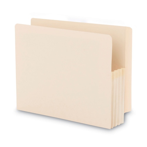 Smead Manila End Tab File Pockets, 3.5" Expansion, Letter Size