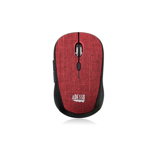 Adesso Wireless Black Fabric Mini Optical Mouse