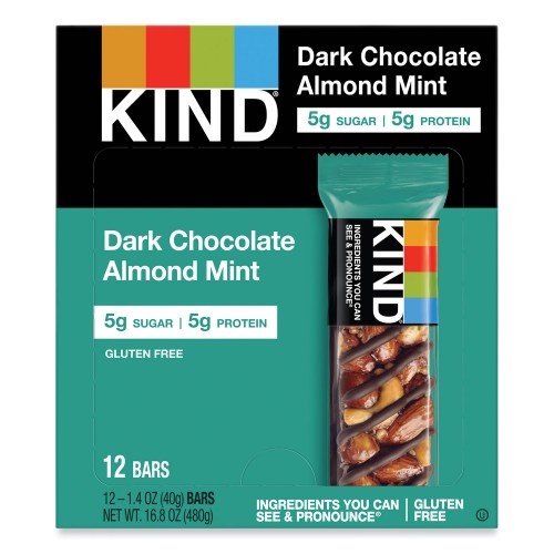 Kind Nuts and Spices Bar, Dark Chocolate Almond Mint, 1.4 Oz