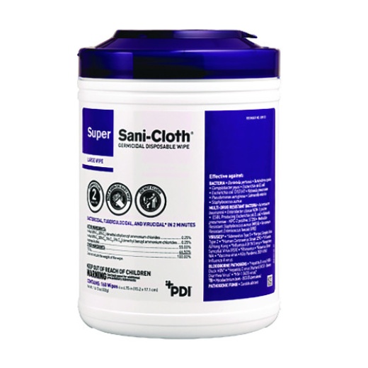 PDI Super Sani-Cloth Germicidal Disposable Wipe