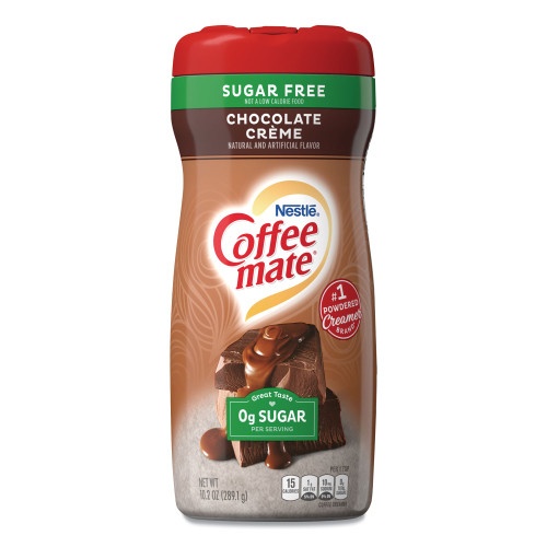Coffee-Mate Sugar Free Chocolate Creme Powdered Creamer, 10.2 Oz